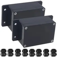 2Packs Junction Box IP65 3.94"x2.68"x1.97"(2Pcs), Fixed Ear Design