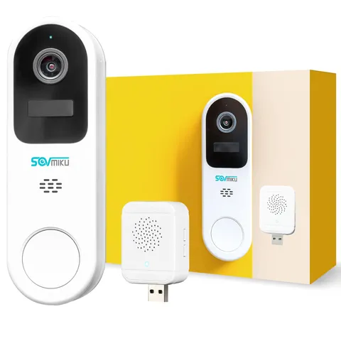 Vicohome DB3 2K AI Video Doorbell with Chime, Home Security Battery Camera Wi...
