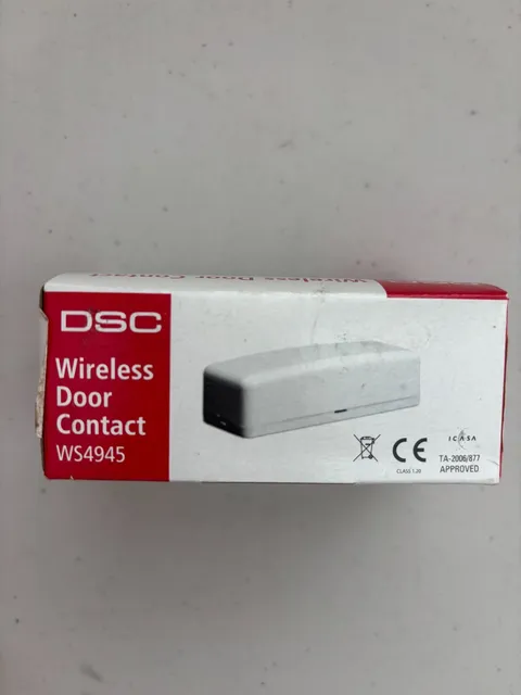DSC WS4945 Wireless Security Door Sensor Indoor White WS4945