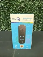 MyQ Video Doorbell 2K Camera Battery/Wired Color Night Vision