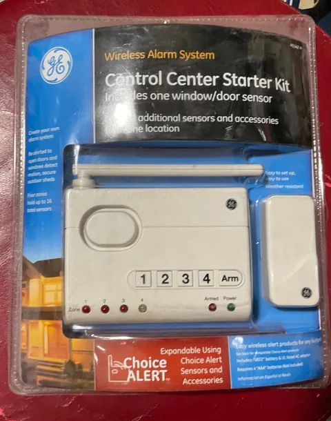 NEW GE Wireless Alarm System Choice Alert Control Center Starter Kit 45142
