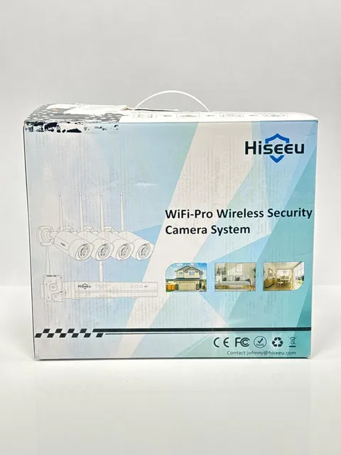 Hiseeu 16CH Wireless Security Camera System 4x 3MP Cameras 1TB HDD NVR