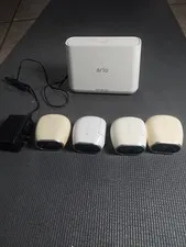 4 Arlo VMC3030 cameras with VM4000 base station (batteries not included)