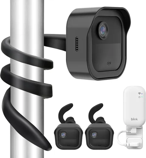 2-Pack Flexible Twist Mount for Blink Outdoor 4/Outdoor 2K+/3Rd Gen (Black)