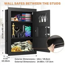 Heavy Duty Steel Hidden Safe with Compartment