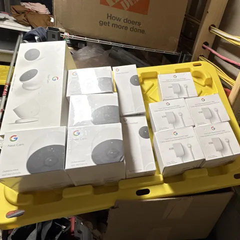 Google Nest Cam 1080p Indoor/Outdoor White + Nest Doorbell + 33ft Cable