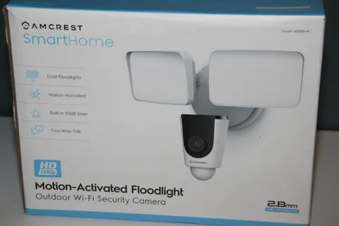 NEW Amcrest SmartHome 1080p Wireless Outdoor Floodlight Security Camera