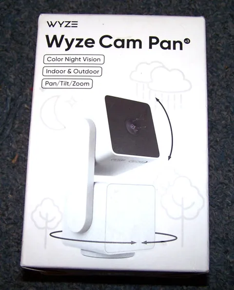 WYZE Cam Pan v3 wired Indoor/Outdoor 1080P HD Home Security Camera with Privacy