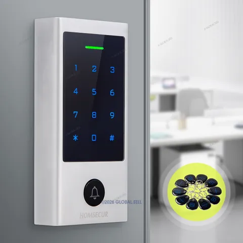 HOMSECUR Waterproof IP66 APP WIFI Password Access Control WG26~44 Anti-Vandal