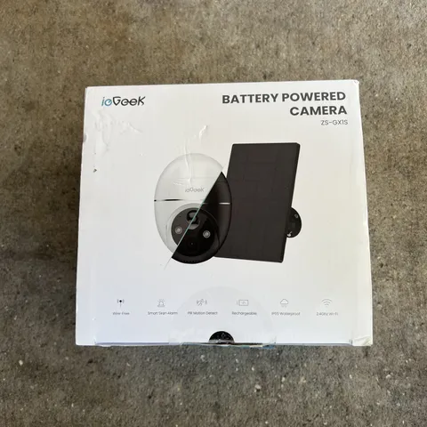 ieGeek ZS-GX1S Wireless Outdoor Battery Power Security Camera Solar Pan NightVis