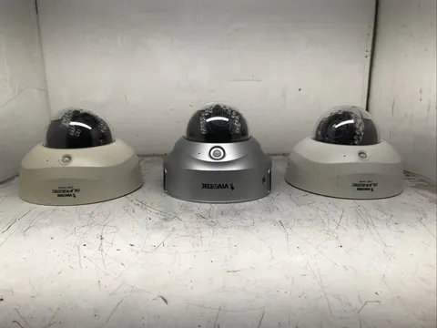 Lot of 3 Vivotek 2MP Fixed Dome Network Security Camera Model FD8161, FD8162