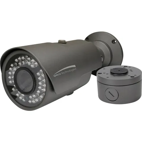 Speco HT7040TM 2MP IR Bullet Camera with Junction Box, 2.8-12mm Motorized...