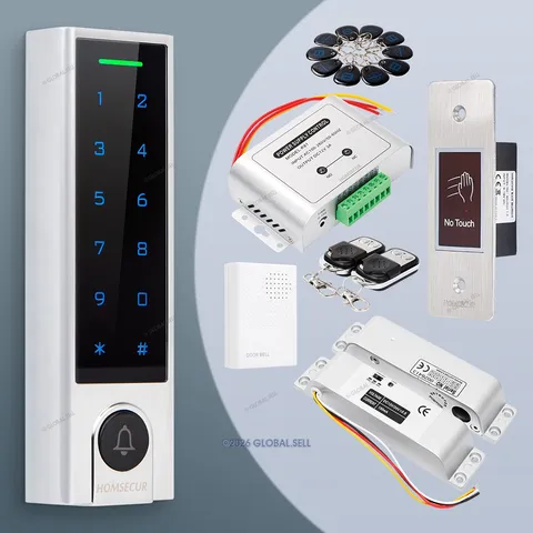 HOMSECUR Weatherproof WIFI RFID Access Control Set Lock APP Unlock