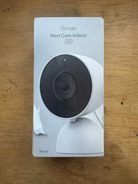 New Google Nest Cam Indoor Home Security Camera Snow
