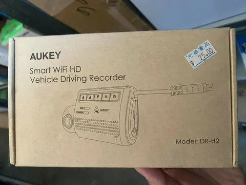 Aukey Smart WiFi HD Vehicle Driving Recorder Model #:DR-H2 Black  