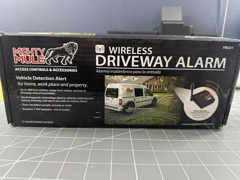 NEW Mighty Mule Wireless Driveway Alarm FM231 VEHICLE DETECTION ALERT