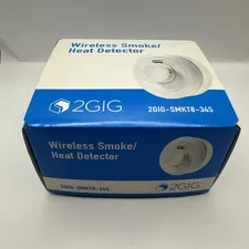 2GIG 2GIG-SMKT8-345 WIRELESS SMOKE HEAT SENSOR DETETECTOR GC2e GC3e QOLSYS 345