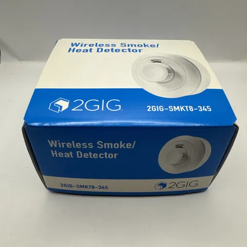 2GIG 2GIG-SMKT8-345 WIRELESS SMOKE HEAT SENSOR DETETECTOR GC2e GC3e QOLSYS 345