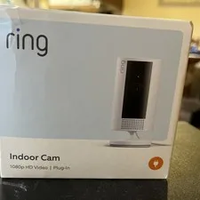 Ring Indoor Cam 2nd Gen (B0B6GLQJMV) Wi-Fi 1080p FHD Indoor Camera - White