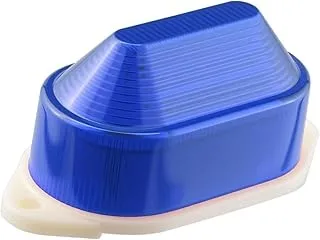 Industrial Round Beeper Warning Light D-5061-J Blue AC 110V-120V 75dB Flashing E