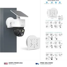 Magnetic Mount Compatible with eufy Security Solocam S340/E30/E42/4G LTE Cam ...