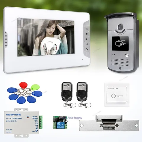 7inch Video Security Door Phone with Intra-monitor Audio Intercom for Apartment