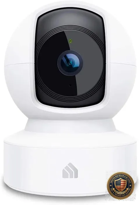 1080p Indoor Pan Tilt Security Camera Motion Detection Night Vision 2-Way Audio