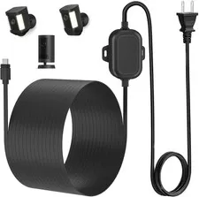 Weatherproof Power Cord for Ring Outdoor Cam Plus/Ring Spotlight Cam Plus/Pro (B