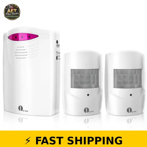 1byone Motion Sensor Alarm 1000ft Wireless Security System