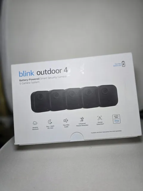**BRAND NEW** Blink Outdoor 4 - Battery-Powered Smart Security 5-Camera System