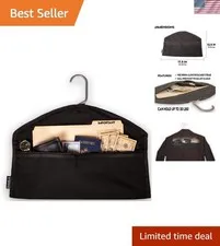 Hanger Diversion Safe with Hidden Pocket | Fits Under Hanging Clothes, Hide V...