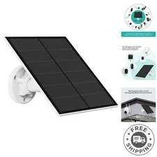 Durable  Waterproof Solar Panel – 5W USB Charger for Battery-Powered Cameras