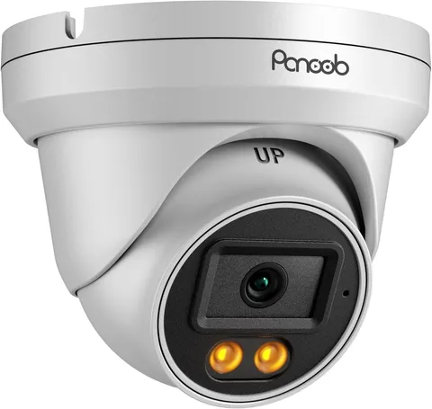 5MP Poe IP Dome Camera Outdoor, Wired Home Indoor Security Turret Camera, 2.8Mm