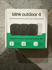 Blink Outdoor 4 Wireless Smart Security Camera, 2 Year Battery Life, 1080p