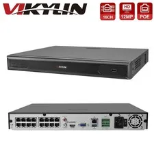 VIKYLIN 16CH POE NVR IP Network Video Recorder for Surveillance IP Camera System
