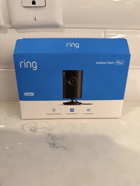 NEW Ring Indoor Cam Plus 2K Retinal Camera -Fast Ship-