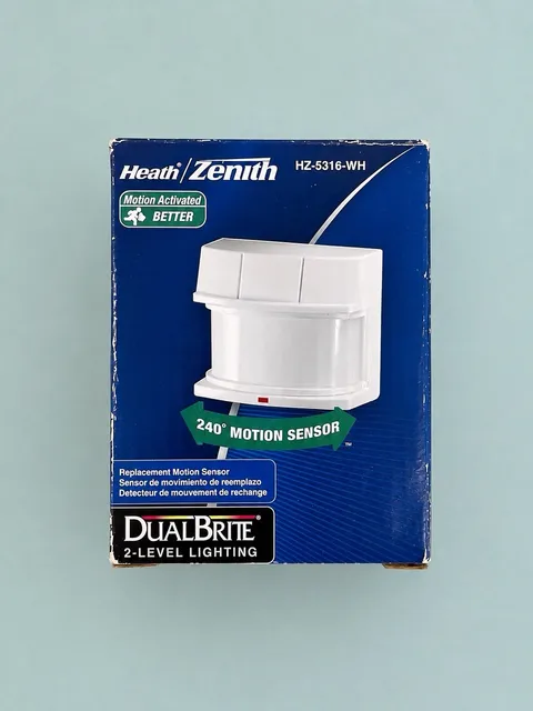 Heath Zenith HZ-5316-WH 240° Motion Sensor DualBrite Replacement White - New