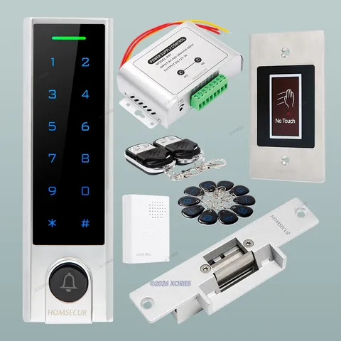 HOMSECUR Weatherproof WIFI RFID Access Control Set Lock APP Unlock