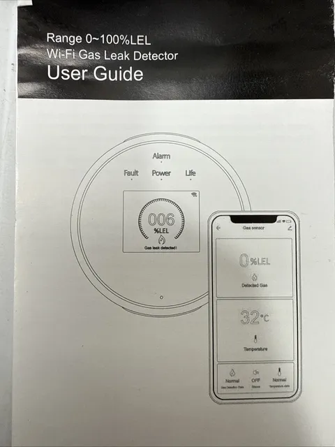 Smart Gas Leak Detector Wifi Smart Natural Gas Leakage Alarm