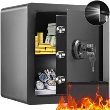 VEVOR - Safe, 1.8 Cubic Feet Home Safe, Steel Security Safe with Digital Keyp...