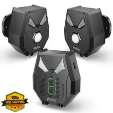Wuloo Solar Wireless Driveway Alarm 2 Sensors 1 Receiver