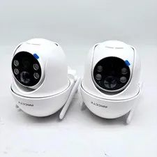 2 Pack ARCCTV Smart Battery Solar Powered Wireless Home Security Cameras: Q1 Pro