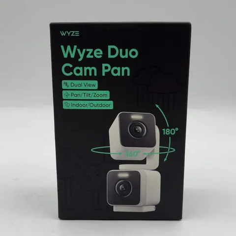 New Wyze Duo Cam Pan Indoor/Outdoor Security Camera WYZEC-DUO-WH