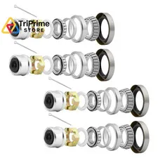 Misakomo Trailer Bearings Kit L68149/ L44649 Bearing Compatible 4 sets 