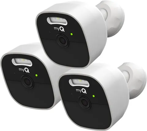 Myq Outdoor Battery Camera | 2K Camera, Color Night Vision, Spotlight, Motion Al