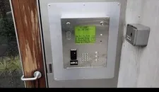 DoorKing 1814-200 Stainless Flush Kit Wired Door Entry System Indoor/Outdoor
