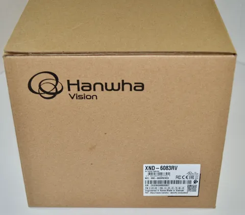 HANWHA VISION XND-6083RV POE+ 2MP AI IR Dome IP Indoor Vandal Security Camera