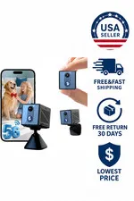 4K  Camera, Mini Hide Camera with Long Battery Life, Night Vision, Motion D