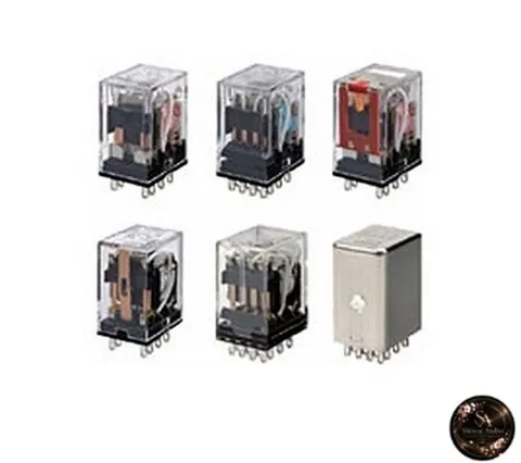 OMRON Mini Power Relay Standard Type 2-Pole Twin Contact Plug-in Terminal No
