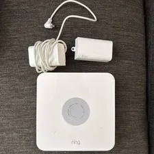 Ring Alarm Base Station 2nd Gen Z-Wave Plus Hub w/ Power Cord & Extender (Used)